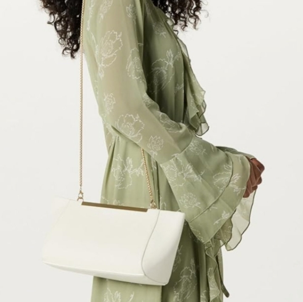The Drop White Purse Handbag NEW